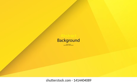 Yellow color background abstract art vector
