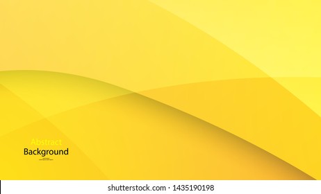 Yellow color background abstract art vector