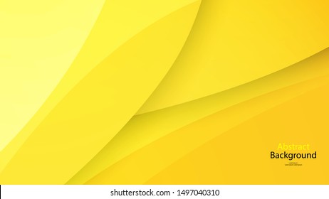 Yellow color background abstract art vector