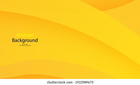 Yellow color background abstract art vector