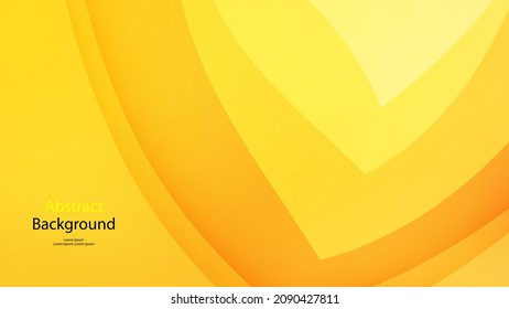 Yellow color background abstract art vector