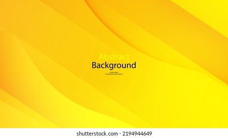 Yellow color background abstract art vector