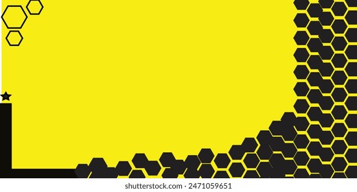 Yellow color background abstract art vector