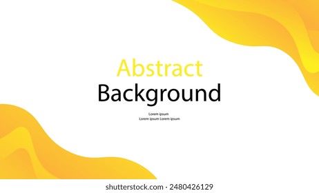 Yellow color background abstract art vector