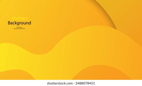 Yellow color background abstract art vector