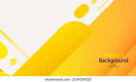 Yellow color background abstract art vector