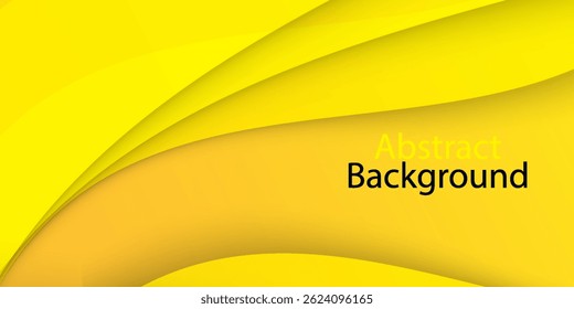 Yellow color background abstract art vector illustration