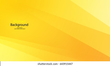 Yellow color background abstract art vector