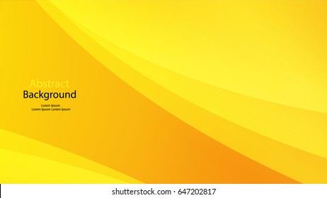 Yellow color background abstract art vector
