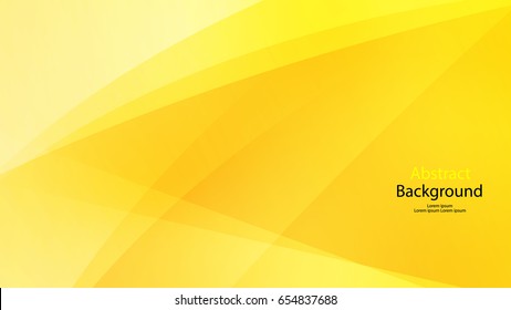 Yellow color background abstract art vector