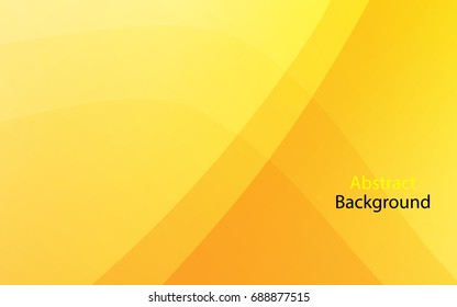 Yellow color background abstract art vector