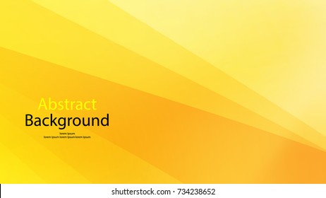 Yellow color background abstract art vector