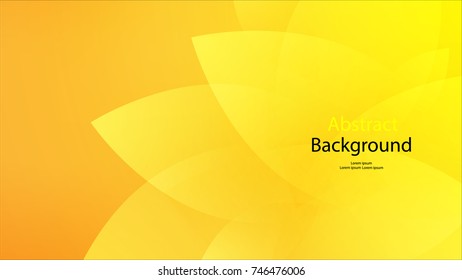 Yellow color background abstract art vector