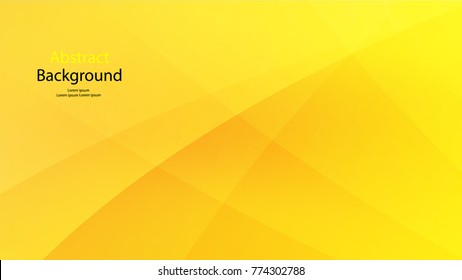 Yellow color background abstract art vector
