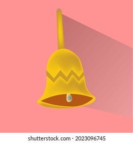 yellow color bell and its shadow like structure