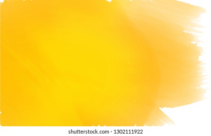 yellow color brush, soft background