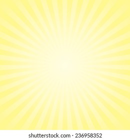 Yellow color burst background. Vector illustration
