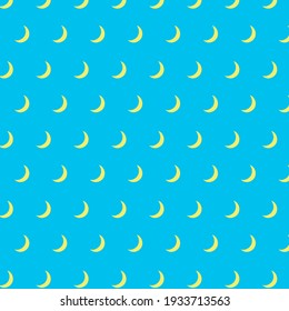 yellow color crescent patterns vector on blue background 