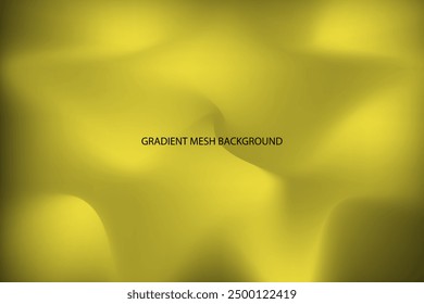 Yellow Color Gradient Mesh Background