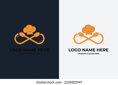 yellow color logo cooking shape