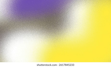 Yellow color mix gradient background noise texture blur abstract background.
