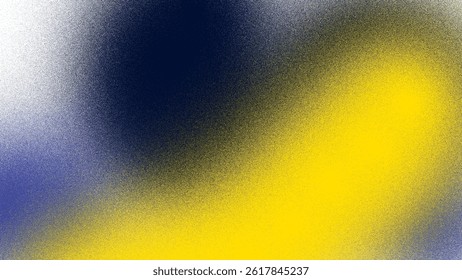 Yellow color mix gradient background noise texture blur abstract background.