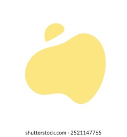 yellow color on boho shape templates card. vector illustrator