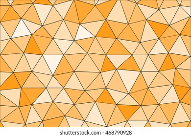 yellow color polygonal background. vector illustration. for design business template, wallpaper, presentation