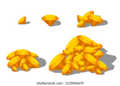 yellow color sapphire set