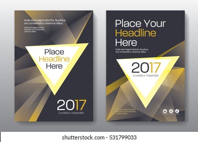 Yellow Color Scheme with City Background Business Book Cover Design Template in A4. Easy to adapt to Brochure, Annual Report, Magazine, Poster, Corporate Presentation, Portfolio, Flyer, Website