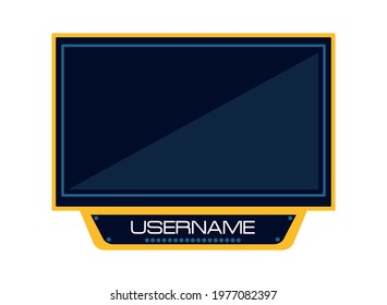 yellow color streaming username template