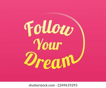 Yellow color text with pink background T Shirt cloth print vector design
