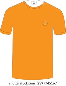 yellow color t-shirt design idea