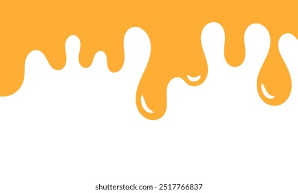 yellow colored abstract dripping pattern for packaging design.