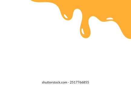 yellow colored abstract dripping pattern for packaging design.