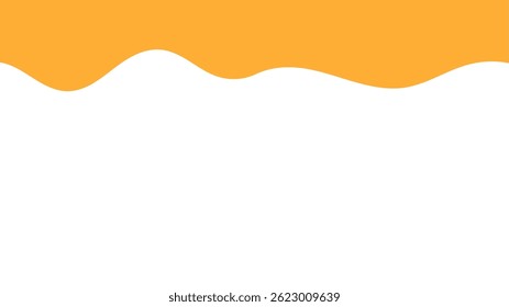 Patrón de goteo abstracto de color amarillo para el diseño de embalaje. derretir la miel sin patrón de goteo.