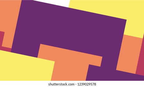 yellow colorful abstract vector background, consisting of boxes. Pattern with a colored box with a white background.