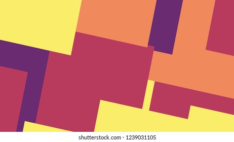 yellow colorful abstract vector background, consisting of boxes. Pattern with a colored box with a white background.