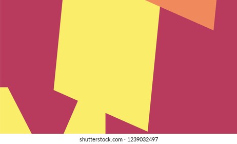 yellow colorful abstract vector background, consisting of boxes. Pattern with a colored box with a white background.