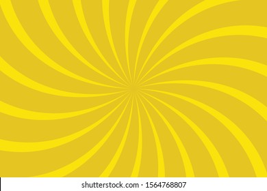 Yellow comic background in pop art style. Vector illustration.