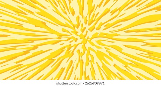 Fundo de quadrinhos amarelo. Moderno criativo pop art laranja estilo de meio-tom eps 10