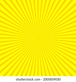 gelber Comic-Burst-Hintergrund, trendiger Stil 