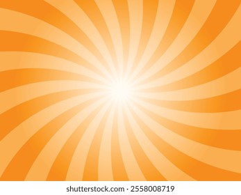 Yellow comic sunburst background. Abstract sunburst brochure design template.  Sunshine background illustration. Sun rays cartoon illustration