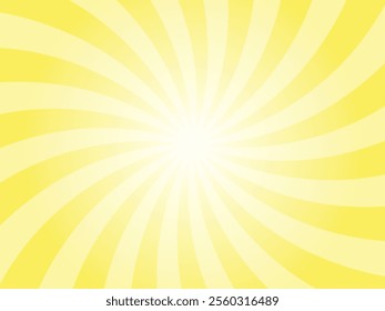 Yellow comic sunburst background. Abstract sunburst brochure design template.  Maize yellow sunshine background illustration. Sun rays cartoon illustration