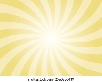 Yellow comic sunburst background. Abstract sunburst brochure design template.  Flax yellow sunshine background illustration. Sun rays cartoon illustration