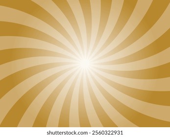 Yellow comic sunburst background. Abstract sunburst brochure design template.  Dark goldenrod yellow sunshine background illustration. Sun rays cartoon illustration