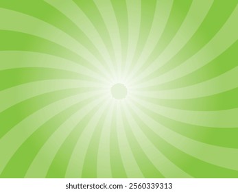Yellow comic sunburst background. Abstract sunburst brochure design template.  Bright green sunshine background illustration. Sun rays cartoon illustration
