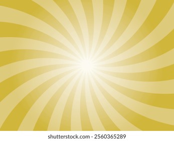 Yellow comic sunburst background. Abstract sunburst brochure design template. Old gold yellow sunshine background illustration. Sun rays cartoon illustration