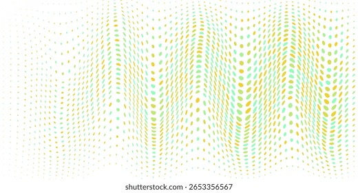 Yellow confetti seamless pattern. Golden glitter dot repeating background. Gold polka dot repeated wallpaper. Celebration Christmas, New Year or birthday party decoration. Vector backdrop
