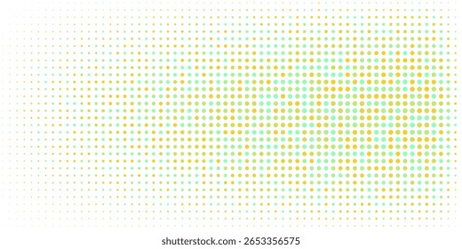 Yellow confetti seamless pattern. Golden glitter dot repeating background. Gold polka dot repeated wallpaper. Celebration Christmas, New Year or birthday party decoration. Vector backdrop
